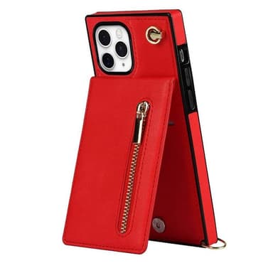 Zipper necklace case Apple iPhone 11 Pro - Röd