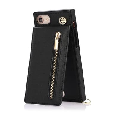 Zipper necklace case Apple iPhone 7 - Svart
