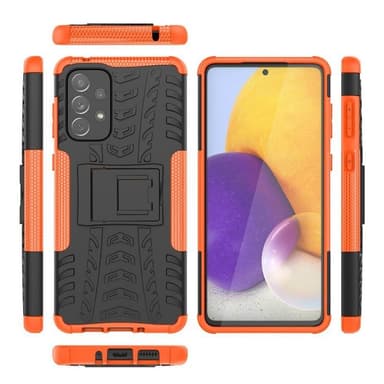 Stöttåligt skal med ställ Samsung Galaxy A73 5G - Orange