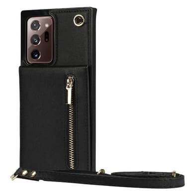 Zipper necklace case Samsung Galaxy Note 20 Ultra - Svart