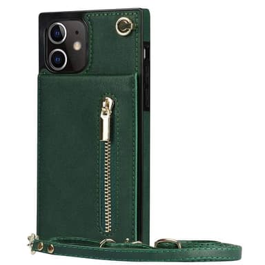 Zipper necklace case Apple iPhone 11 - Grön
