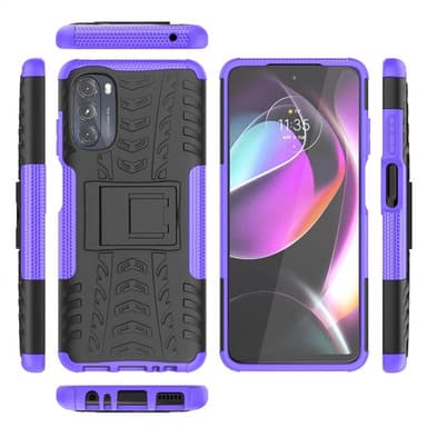 Stöttåligt skal med ställ Motorola Moto G82 5G - Lila