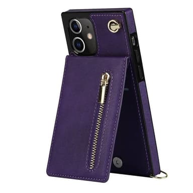 Zipper necklace case Apple iPhone 12 - Lila