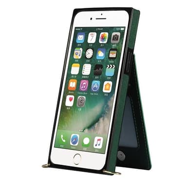 Zipper necklace case Apple iPhone 8 Plus - Grön