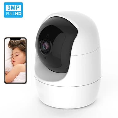 Övervakningskamera 360° Vit
