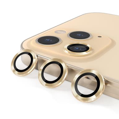 INF Linsskydd iPhone 13 Pro/13 Pro Max 3-pack Guld