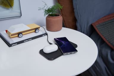 Zens Aluminium Dual trådlös laddare