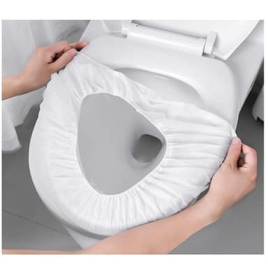 Engångsskydd för toalettsits, 50-pack