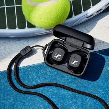 Sennheiser Sport true wireless in-ear hörlurar (svart)
