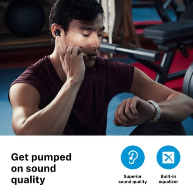 Sennheiser Sport true wireless in-ear hörlurar (svart)