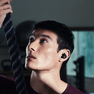 Sennheiser Sport true wireless in-ear hörlurar (svart)