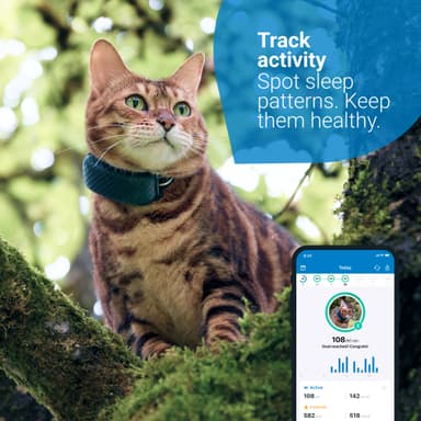 Tractive GPS Tracker - Katt CAT LTE husdjurstracker (blå)