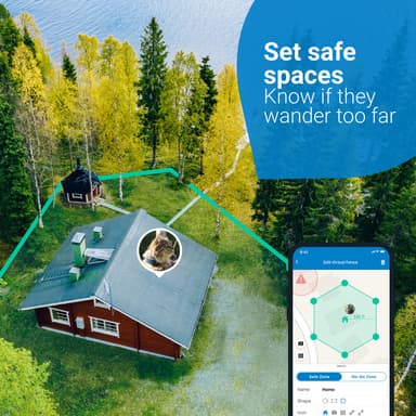 Tractive GPS Tracker - Katt CAT LTE husdjurstracker (blå)