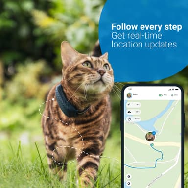 Tractive GPS Tracker - Katt CAT LTE husdjurstracker (blå)