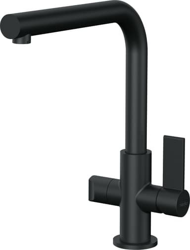 Franke Neptune kran med ventil (svart)
