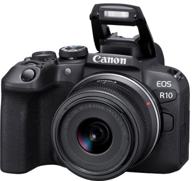 Canon EOS R10 spegellös kamera + RF-S 18-45mm IS STM-objektiv