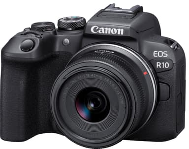 Canon EOS R10 spegellös kamera + RF-S 18-45mm IS STM-objektiv