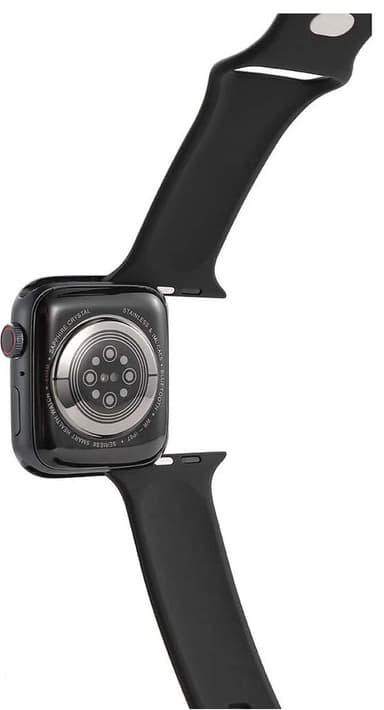 Gear silikonarmband för Apple Watch 38-41mm (svart)