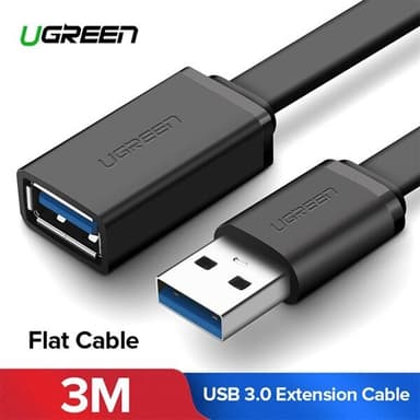 Förlängningskabel USB-hane 3m