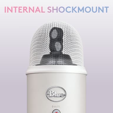Blue Microphones Yeti USB-mikrofon (White Mist)