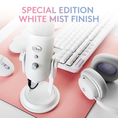 Blue Microphones Yeti USB-mikrofon (White Mist)