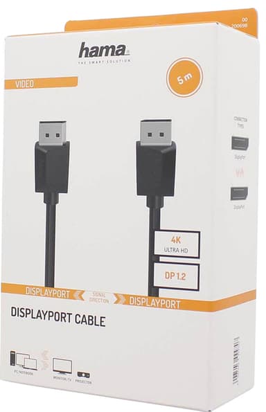 Hama Displayport 1.2 kabel (5m)