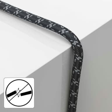 Hama 120dB antennkabel (svart/grå, 3m)