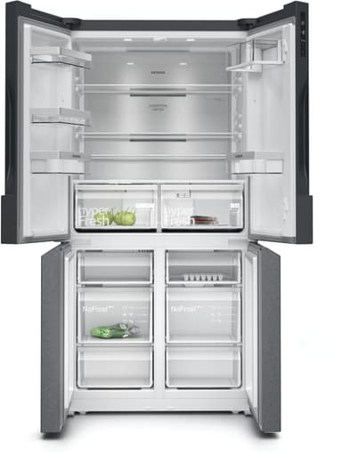 Siemens IQ300 French Door Kyl/Frys KF96NAXEA (black inox)