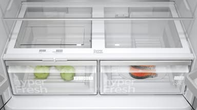 Siemens IQ300 French Door Kyl/Frys KF96NAXEA (black inox)