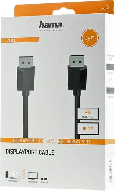 Hama DisplayPort 4K kabel (1.5 m)