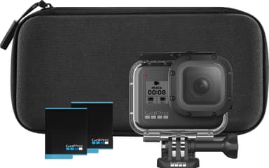 GoPro Hero 8 Black actionkamera med tillbehörskit