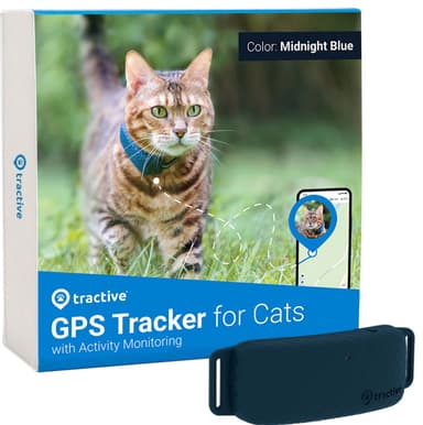 Tractive GPS Tracker - Katt CAT LTE husdjurstracker (blå)