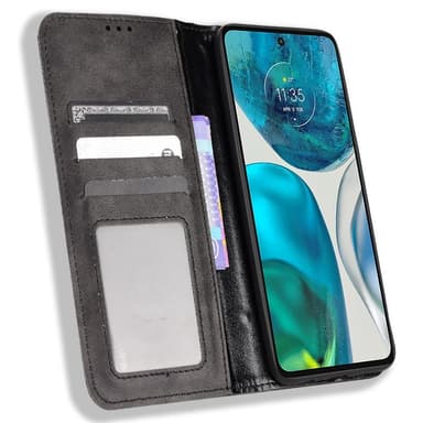 Plånboksfodral till Motorola Moto G52  - Svart