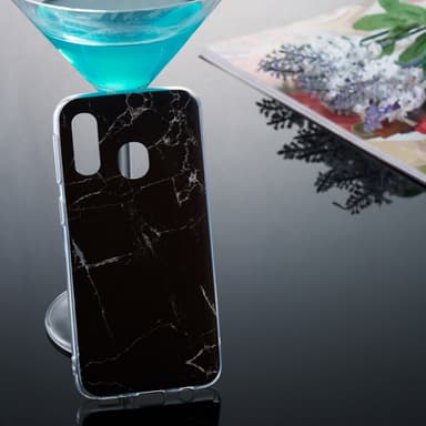 MTK Samsung Galaxy A40 TPU Marmor - Style A