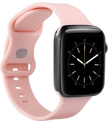 Gear silikonarmband för Apple Watch 41-45mm (rosé)