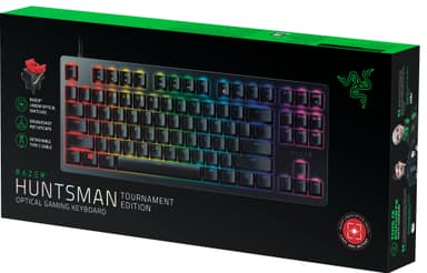 Razer Huntsman Tournament Ed. gaming tangentbord, RGB LED -lampa, Nordic,