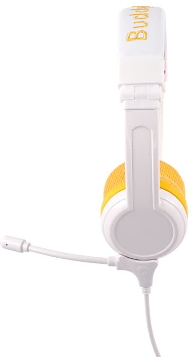 BuddyPhones School+ on ear-hörlurar (gula)