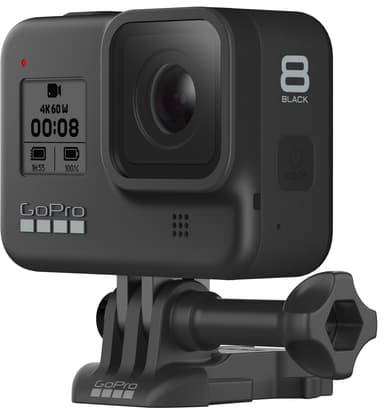 GoPro Hero 8 Black actionkamera med tillbehörskit
