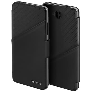 Mozo Lumia 650 Flip Cover (svart)