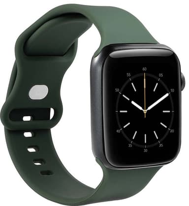 Gear silikonarmband för Apple Watch 38-41mm (oliv)