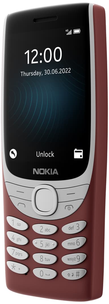 Nokia 8210 4G mobiltelefon (röd)