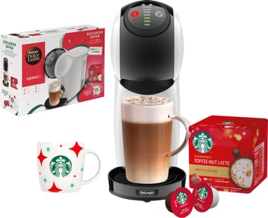 Nescafé Dolce Gusto Genio S kapselmaskinspaket (vit)