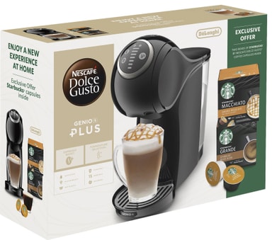 Nescafé Dolce Gusto Genio S Plus kapselmaskin Value Pack (svart