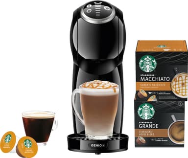 Nescafé Dolce Gusto Genio S Plus kapselmaskin - Value Pack (svart)