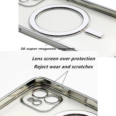 Mobilskal för MagSafe laddare Vit iPhone 11