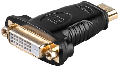 Goobay HDMI™/DVI-D-adapter, Guldpläterad