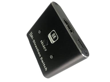 2-vägs HDMI Switch 8K HDMI2.1b High Speed 48Gbps