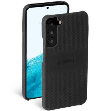 Leather Cover Galaxy S22+ Svart
