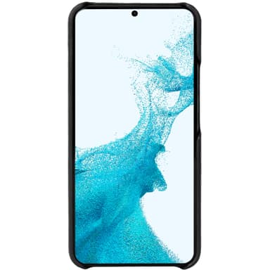 Leather Cover Galaxy S22+ Svart