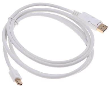 NORDIQZENZ Displayport till Mini Displayport kabel, Vit, 2m